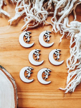 Baza do kolczyków (6szt) - Wróżka 03 - kolczyki