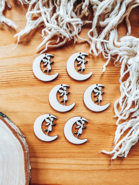 Baza do kolczyków (6szt) - Wróżka 03 - kolczyki