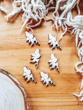 Baza do kolczyków (6szt) - Wróżka 04 - kolczyki