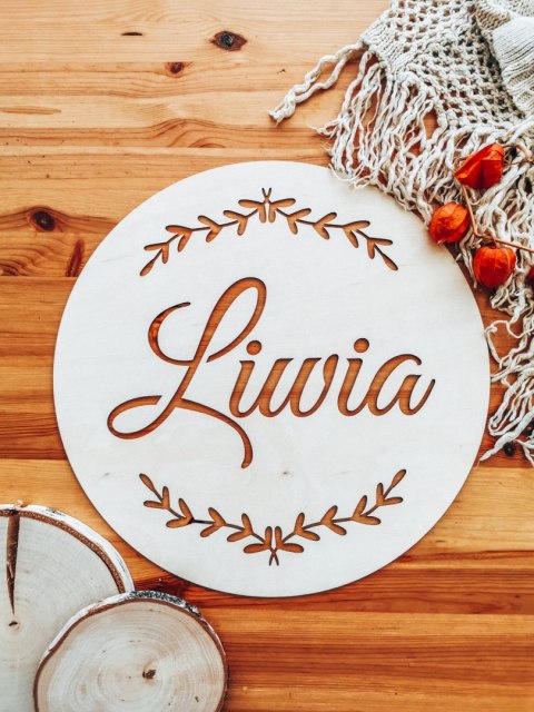 Baza do lampki nocnej - gałązki (8 wzorów) - (tabliczka z imieniem, imię, lampka nocna led, tarcza)