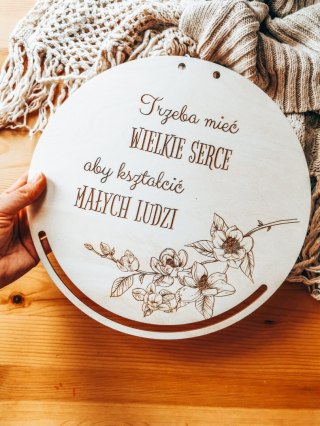 Baza do makramy - KWIATY - Sentencja na Dzień Nauczyciela