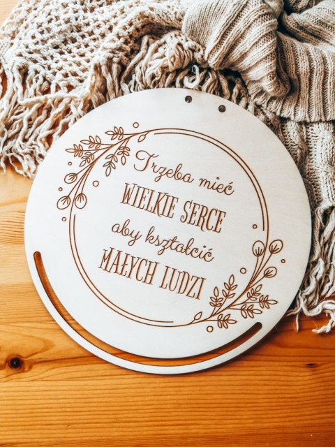 Baza do makramy - WIANEK - Sentencja na Dzień Nauczyciela