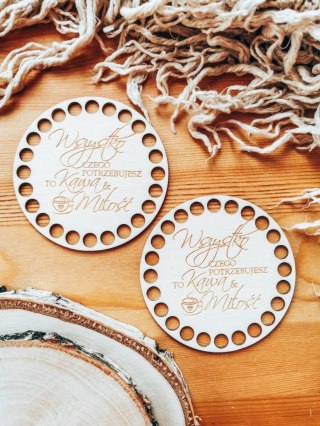 Baza do podstawki, tacy, koszyka (2szt) - Wszystko czego potrzebujesz (podstawka na kubek, koszyk, taca)