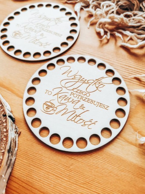 Baza do podstawki, tacy, koszyka (2szt) - Wszystko czego potrzebujesz (podstawka na kubek, koszyk, taca)