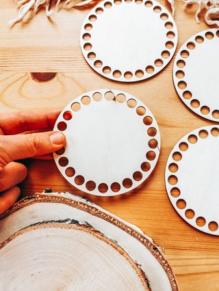 Baza do podstawki, tacy, koszyka (4szt) - pełna, podstawowa (podstawka na kubek, koszyk, taca)