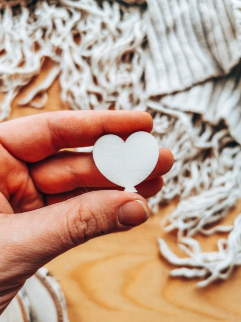 DEKOR balon serce 3-5cm (5szt) - wzór 1 (DK-037)