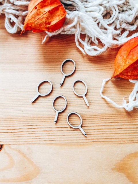 DEKOR lusterko 3-5cm (5szt) - wzór 1 (DK-037)