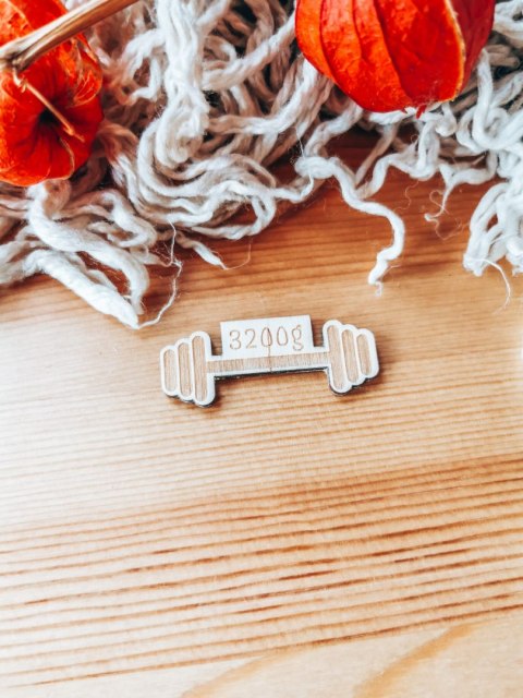 Dekory scrapki do metryczki - hantelek - metryczka