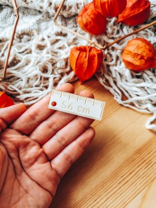 Dekory scrapki do metryczki - linijka - metryczka