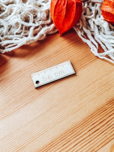 Dekory scrapki do metryczki - linijka - metryczka