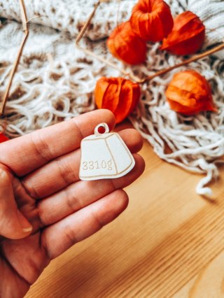 Dekory scrapki do metryczki - odważnik - metryczka