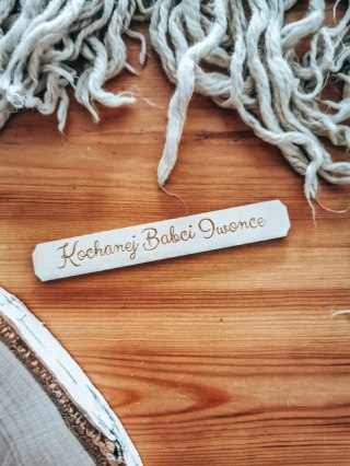 Dowolny tekst DZIEŃ BABCI I DZIADKA - TABLICZKA (1szt) 10cm/12cm/14cm - (8 wzorów)