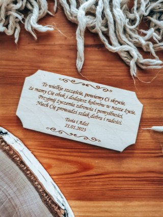 Dowolny tekst DZIEŃ BABCI I DZIADKA - tabliczka (1szt) 10cm/12cm/14cm - - - (Dzień Babci Dziadka, życzenia)