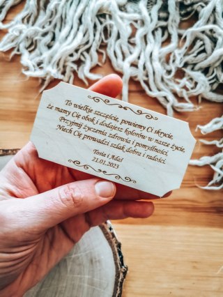 Dowolny tekst DZIEŃ BABCI I DZIADKA - tabliczka (1szt) 10cm/12cm/14cm - - - (Dzień Babci Dziadka, życzenia)