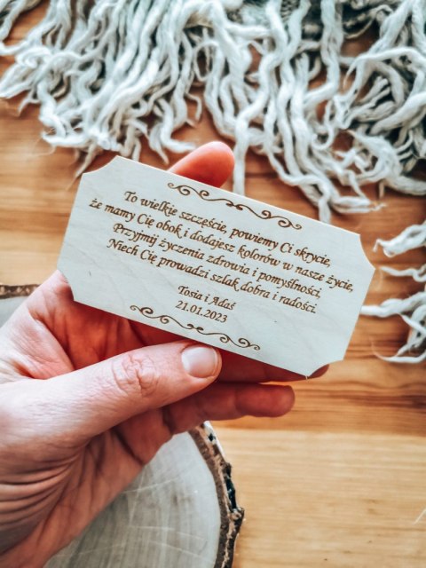 Dowolny tekst DZIEŃ BABCI I DZIADKA - tabliczka (1szt) 10cm/12cm/14cm - - - (Dzień Babci Dziadka, życzenia)