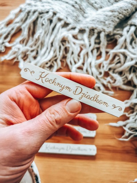 Kochanym Dziadkom - TABLICZKA (4szt) 10cm/12cm/14cm - (8 wzorów) - - - (Dzień Babci i Dziadka)