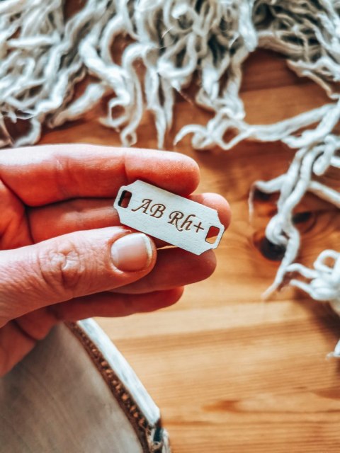 Łącznik do bransoletki /naszyjnika (1szt) - GRUPA KRWI - - - (bransoletka, naszyjnik, kolia, baza do kolii, Walentynki)