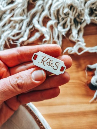 Łącznik do bransoletki /naszyjnika (1szt) - INICJAŁY - - - (bransoletka, naszyjnik, kolia, baza do kolii, Walentynki)