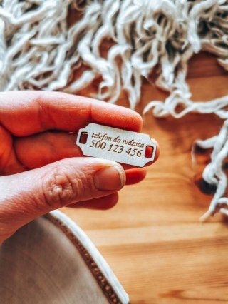 Łącznik do bransoletki /naszyjnika (1szt) - TELEFON do rodzica - - - (bransoletka, naszyjnik, kolia, baza do kolii, Walentynki)