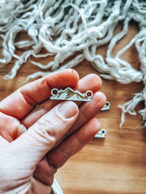 Łącznik do bransoletki /naszyjnika (4szt) - GÓRY 02 - - - (bransoletka, naszyjnik, kolia, baza do kolii)