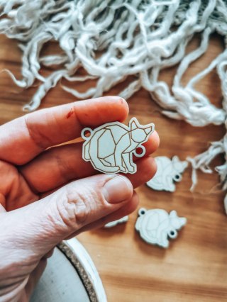 Łącznik do bransoletki /naszyjnika (4szt) - KOT - - - (bransoletka, naszyjnik, kolia, baza do kolii)