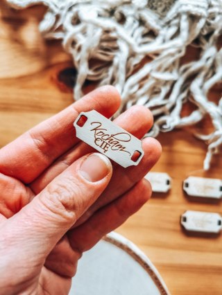 Łącznik do bransoletki /naszyjnika (4szt) - Kocham Cię - - - (bransoletka, naszyjnik, kolia, baza do kolii, Walentynki)