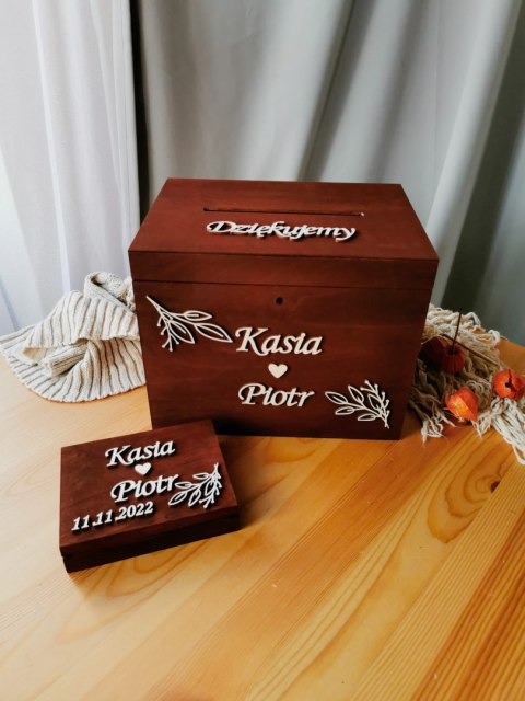 Pudełko na obrączki - Gałązki 01