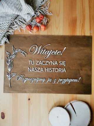 Tablica Powitalna - Botanical (5 wzorów)