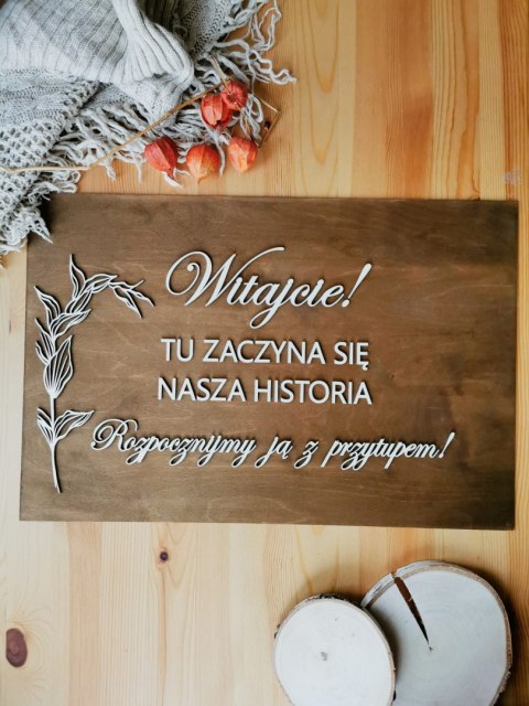 Tablica Powitalna - Botanical (5 wzorów)