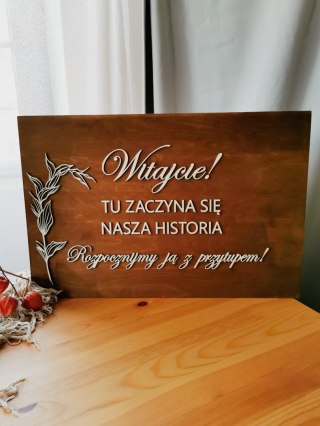 Tablica Powitalna - Botanical (5 wzorów)