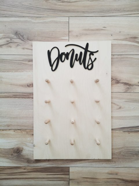 Tablica na Donuty (Donaty, Pączki, Donuts, Słodki Stół)