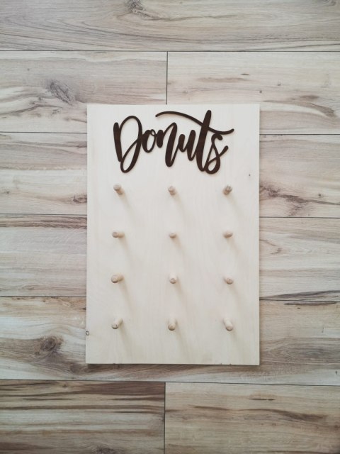 Tablica na Donuty (Donaty, Pączki, Donuts, Słodki Stół)