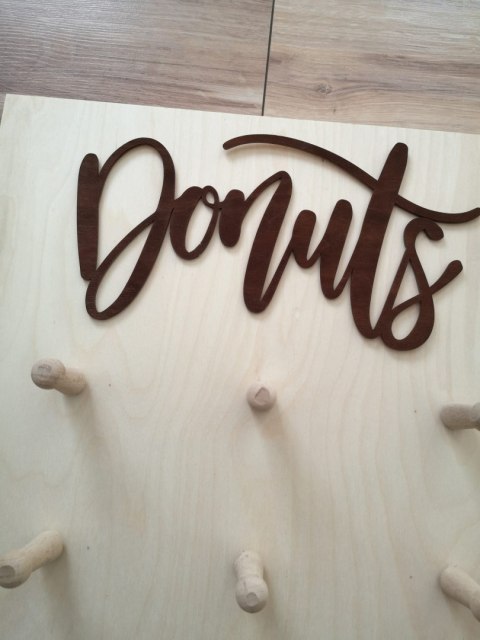 Tablica na Donuty (Donaty, Pączki, Donuts, Słodki Stół)