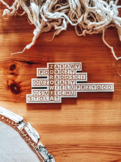 Tabliczka KRZYŻÓWKA 10cm (1szt) - dowolny tekst