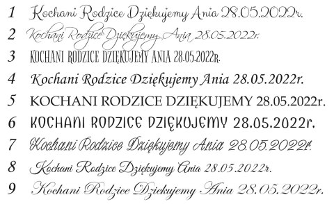 Tabliczka serce - Podziękowanie dla Rodziców