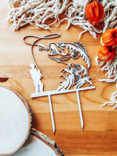 Toper na tort - Wędkarz 02 (TI-004)