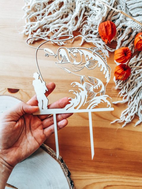 Toper na tort - Wędkarz 02 (TI-004)