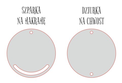 Zawieszka do samochodu (4szt) 6,5cm - Jedź ostrożnie, czekamy - - - (romb, zawieszka samochodowa)