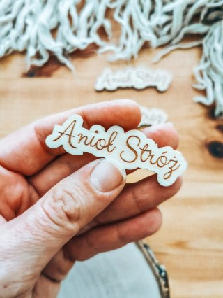 Anioł Stróż - TABLICZKA po obrysie (3szt) wys. 2cm (8 wzorów) - - - (aniołek)