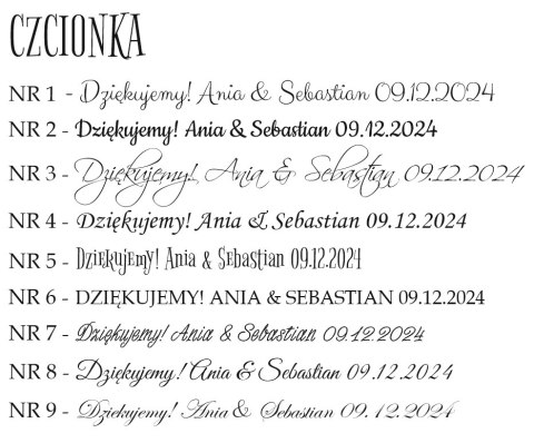 Bilecik (/winietka 2w1) 6x3cm (2szt) - podziękowanie KWIATY 01 lilie - - - (etykietka metka dla gości ślub komunia chrzest)