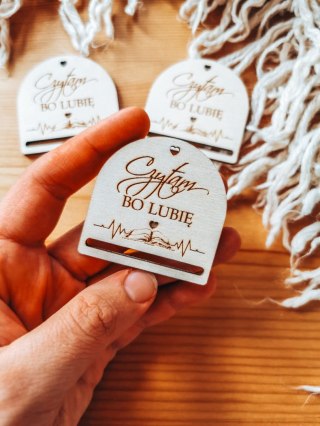 Czytam bo lubię /książka/ - zakładka półokrągła 5cm (3szt) - - - (baza do zakładki do książki)