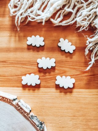 DEKOR chmurka 3-5cm (5szt) - wzór 1 (DK-043)