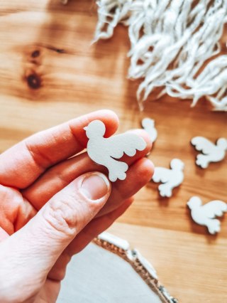 DEKOR gołąbek 2-5cm (5szt) - wzór 1 (DK-040)