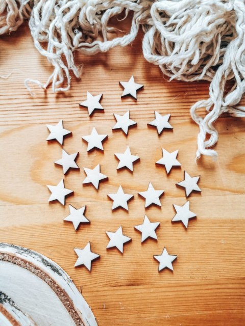 DEKOR gwiazdka 1,0 cm (100 szt) - - - (gwiazda gwiazdki gwiazdy)