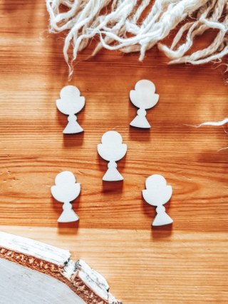 DEKOR kielich 2-5cm (5-10 szt) - wzór 1 (DK-041)