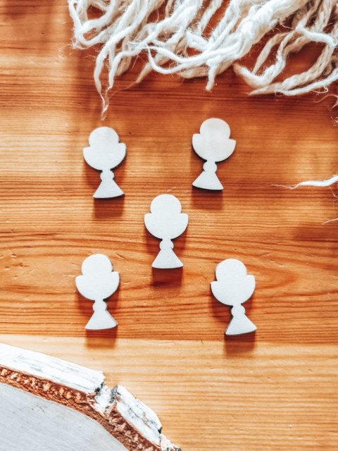 DEKOR kielich 2-5cm (5-10 szt) - wzór 1 (DK-041)