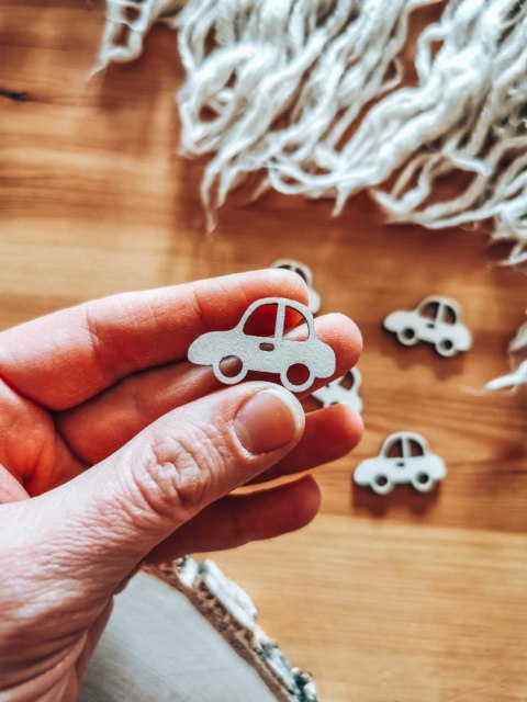 DEKOR samochód 3-5cm (5szt) - wzór 1 (DK-039)