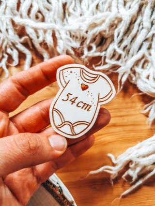 Dekory scrapki do metryczki - body z gwiazdkami