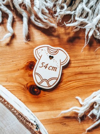 Dekory scrapki do metryczki - body z gwiazdkami