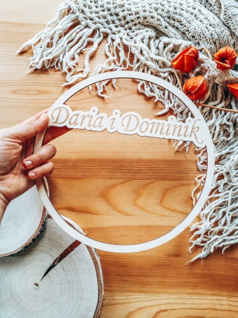 IMIONA grawer - (1szt) - koło obręcz baza do łapacza snów makramy makatki - - - (łapacz snów, makrama, makatka) (1)